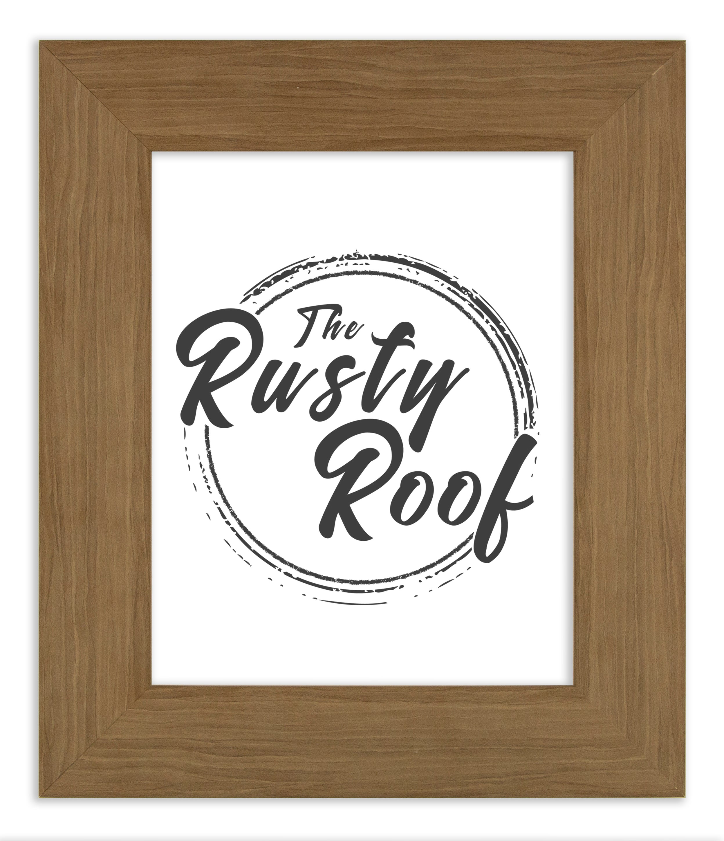 Wide Savannah Light Walnut Picture Frame - Light Walnut - The Rusty Roof